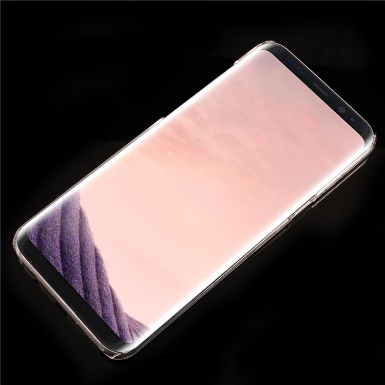 100Pcs/Lot PC Transparent Mobile Phone Lightweight Cases for Samsung Galaxy S8+ G955 - Transparent-2