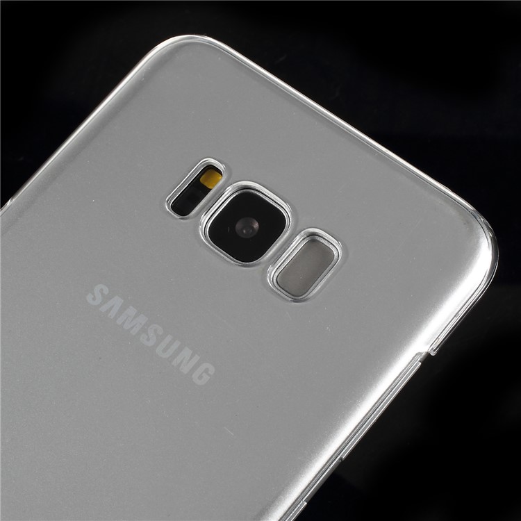 100Pcs/Lot PC Transparent Mobile Phone Lightweight Cases for Samsung Galaxy S8+ G955 - Transparent-3