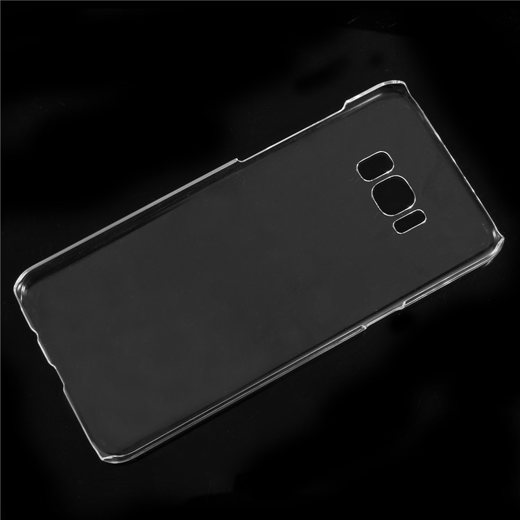 100Pcs/Lot PC Transparent Mobile Phone Lightweight Cases for Samsung Galaxy S8+ G955 - Transparent-5