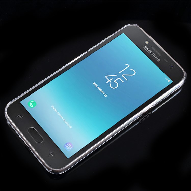 100Pcs/Set Crystal Clear Hard Plastic Mobile Phone Case for Samsung Galaxy J2 Pro 2018-2