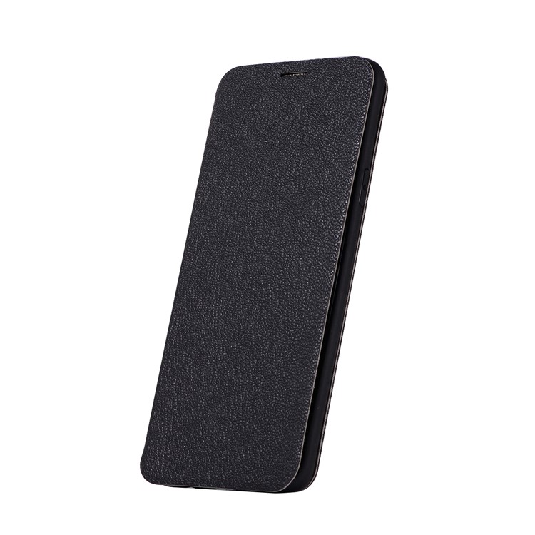 Litchi Texture Flip Leather Case with Card Holder for Samsung Galaxy S9 Plus SM-G965 - Black-2