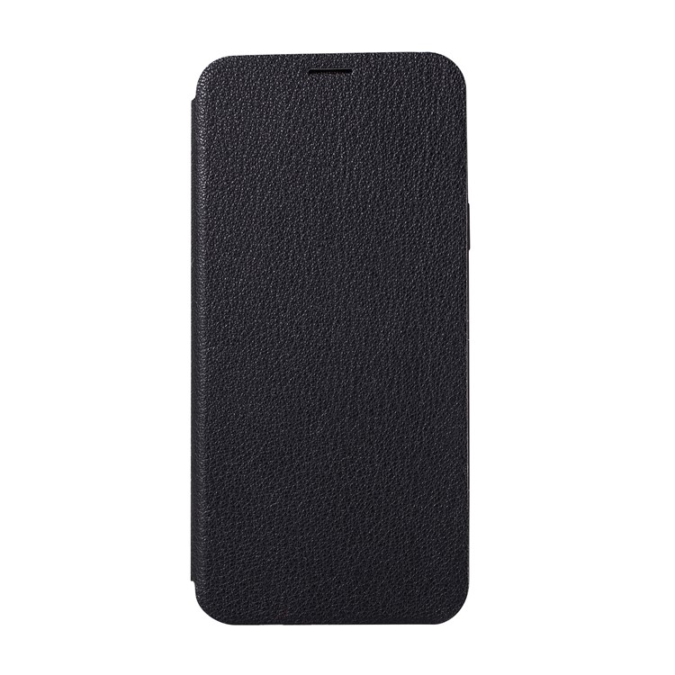 Litchi Texture Flip Leather Case with Card Holder for Samsung Galaxy S9 Plus SM-G965 - Black-5