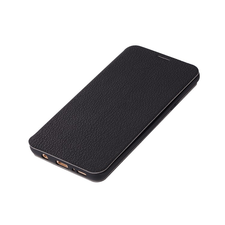 Litchi Texture Flip Leather Case with Card Holder for Samsung Galaxy S9 Plus SM-G965 - Black-7
