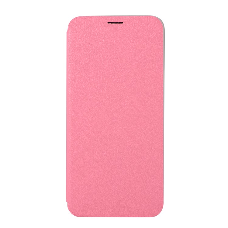 Litchi Texture PU Leather Card Holder Mobile Phone Case for Samsung Galaxy S9+ SM-G965 - Rose-5