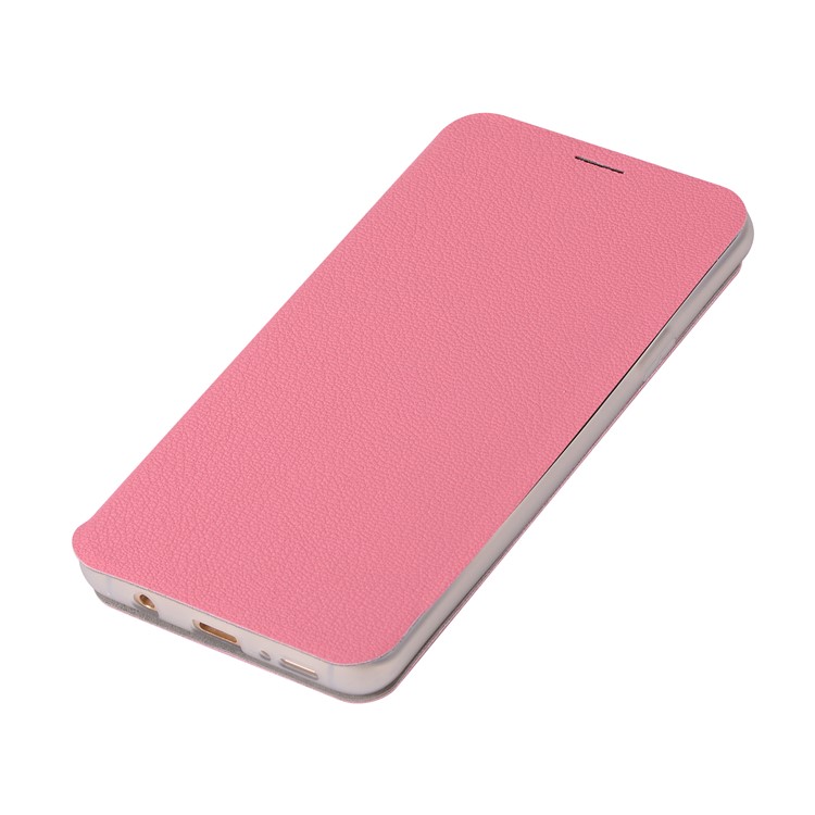 Litchi Texture PU Leather Card Holder Mobile Phone Case for Samsung Galaxy S9+ SM-G965 - Rose-7