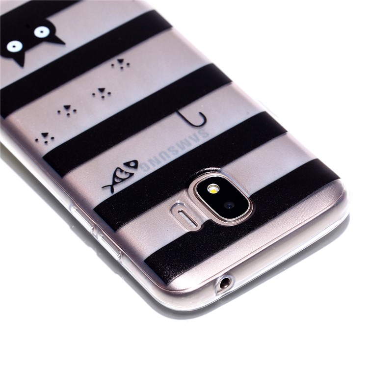 Pattern Printing TPU Cover Shell for Samsung Galaxy J2 Pro 2018 - Stripes Pattern-3