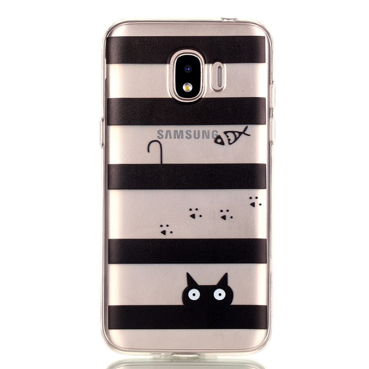 Pattern Printing TPU Cover Shell for Samsung Galaxy J2 Pro 2018 - Stripes Pattern-5