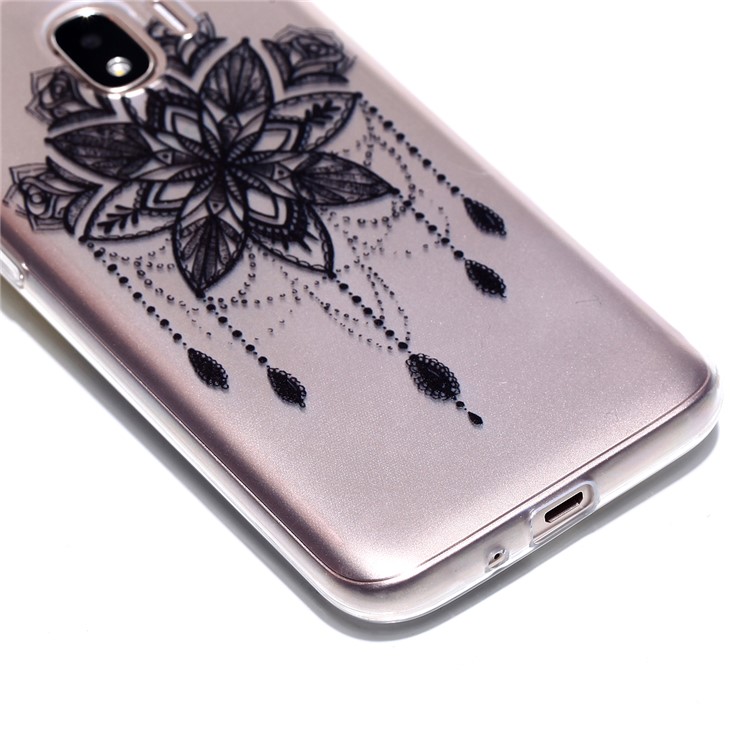 Pattern Printing TPU Soft Case for Samsung Galaxy J2 Pro 2018 - Flower Pattern-2
