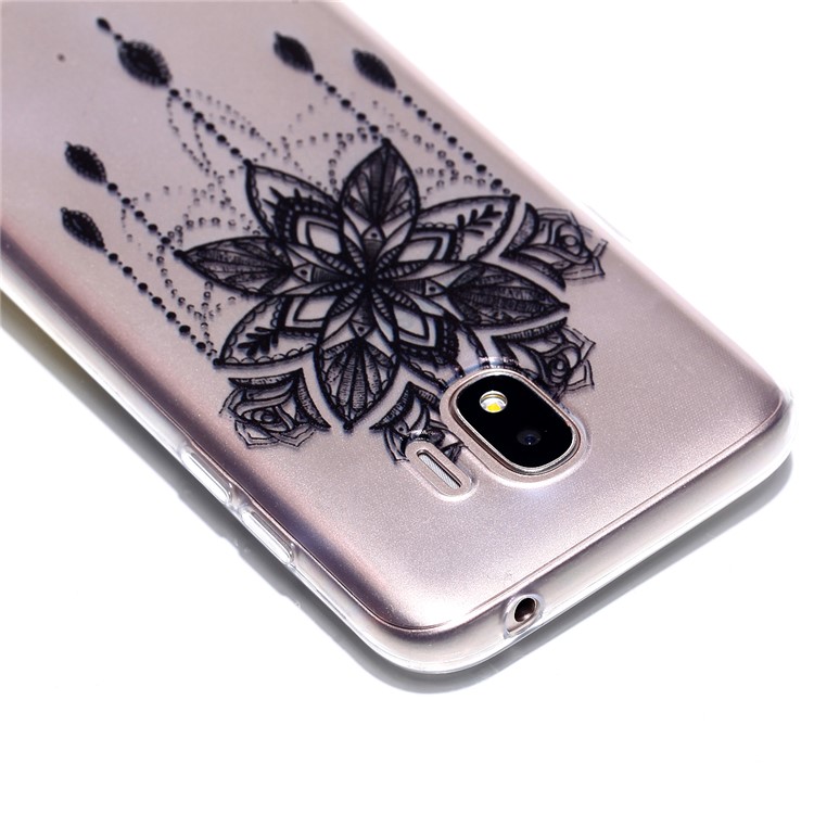Pattern Printing TPU Soft Case for Samsung Galaxy J2 Pro 2018 - Flower Pattern-3