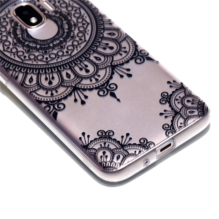 Pattern Printing TPU Cell Phone Case for Samsung Galaxy J2 Pro 2018 - Mandala Flowers-2