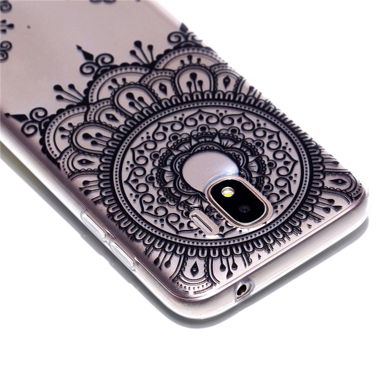 Pattern Printing TPU Cell Phone Case for Samsung Galaxy J2 Pro 2018 - Mandala Flowers-3