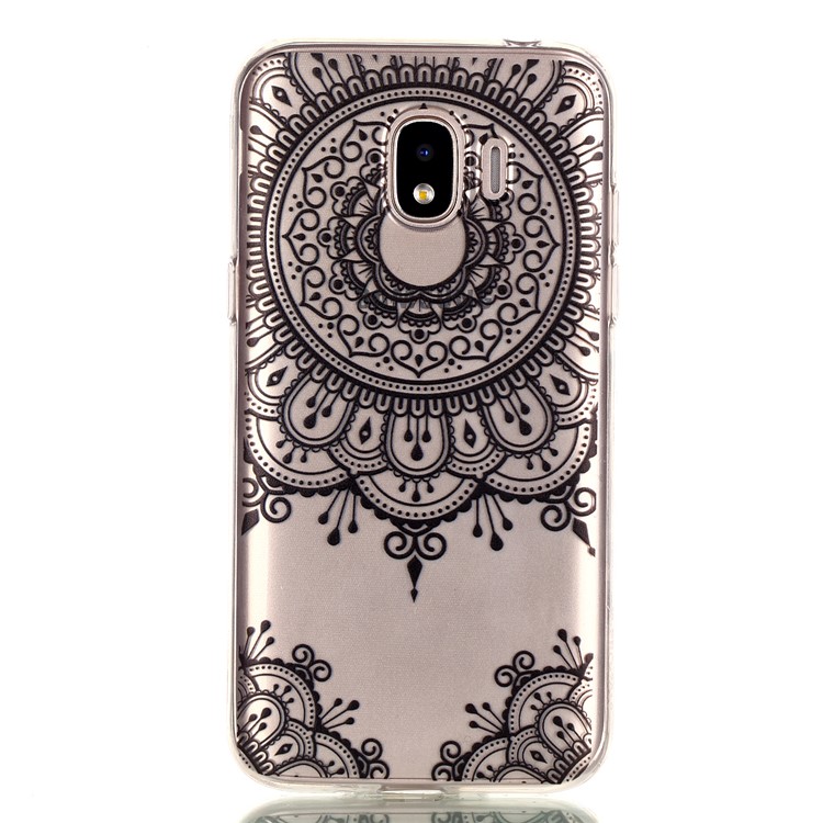 Pattern Printing TPU Cell Phone Case for Samsung Galaxy J2 Pro 2018 - Mandala Flowers-5