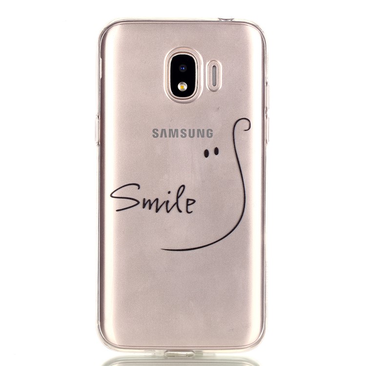 Pattern Printing TPU Case Phone Cover for Samsung Galaxy J2 Pro 2018 - SMILE Pattern-5