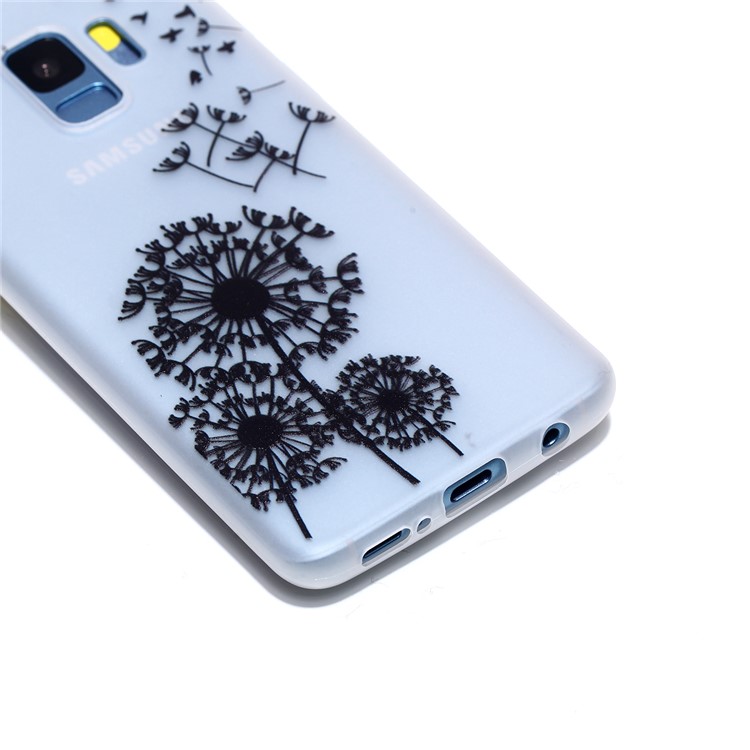Luminous Patterned TPU Mobile Phone Cover for Samsung Galaxy S9 SM-G960 - Dandelion-2