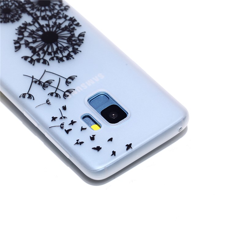 Luminous Patterned TPU Mobile Phone Cover for Samsung Galaxy S9 SM-G960 - Dandelion-3