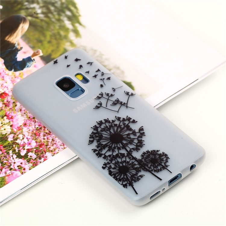 Luminous Patterned TPU Mobile Phone Cover for Samsung Galaxy S9 SM-G960 - Dandelion-4