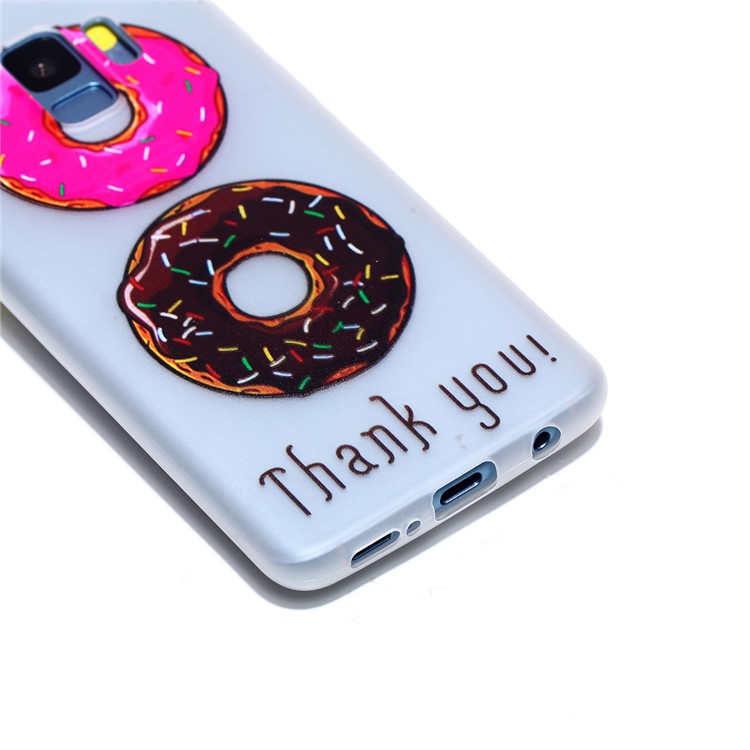 Luminous Patterned TPU Cell Phone Cover for Samsung Galaxy S9 SM-G960 - Thank You-2