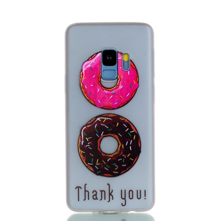 Luminous Patterned TPU Cell Phone Cover for Samsung Galaxy S9 SM-G960 - Thank You-5