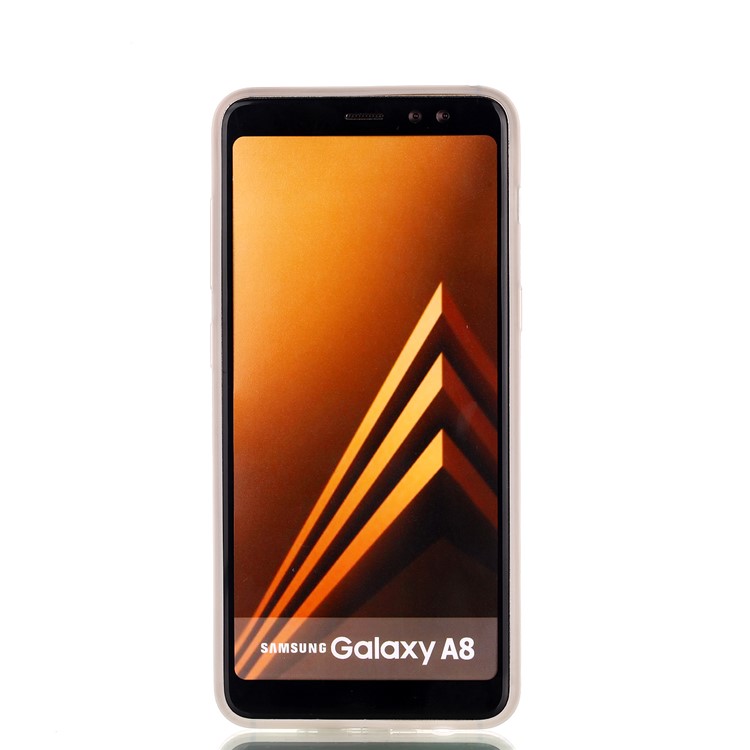 Noctilucent TPU Case for Samsung Galaxy A8+ (2018) - Feather Dream Catcher-2