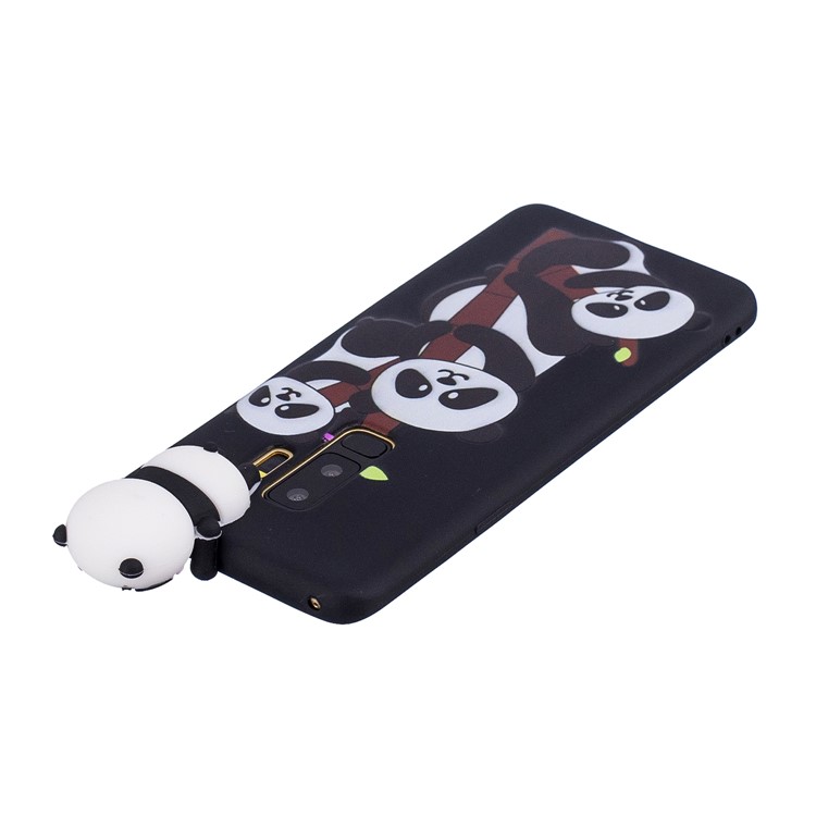 3D Cute Doll Pattern Printing TPU Back Case for Samsung Galaxy S9+ SM-G965 - Lovely Pandas-5