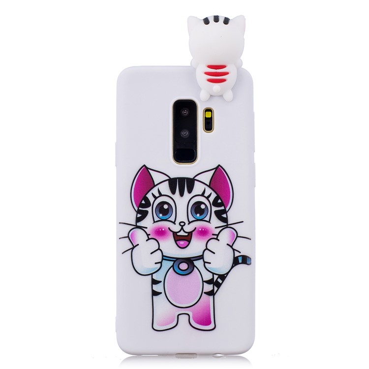 3D Cute Doll Pattern Printing TPU Protective Case for Samsung Galaxy S9+ SM-G965 - Tiger-2