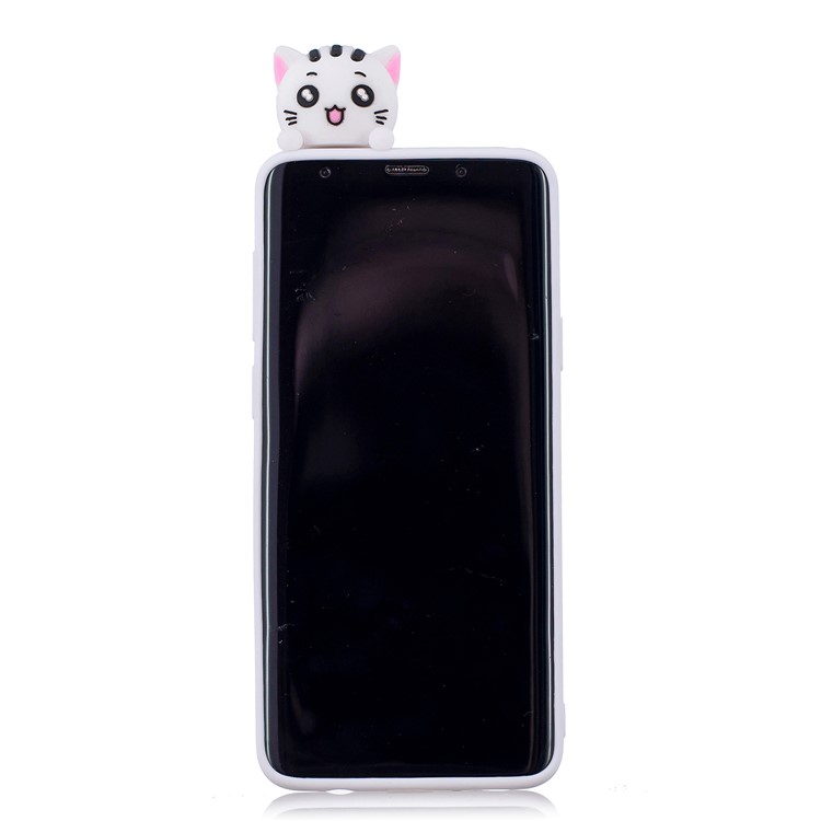 3D Cute Doll Pattern Printing TPU Protective Case for Samsung Galaxy S9+ SM-G965 - Tiger-3