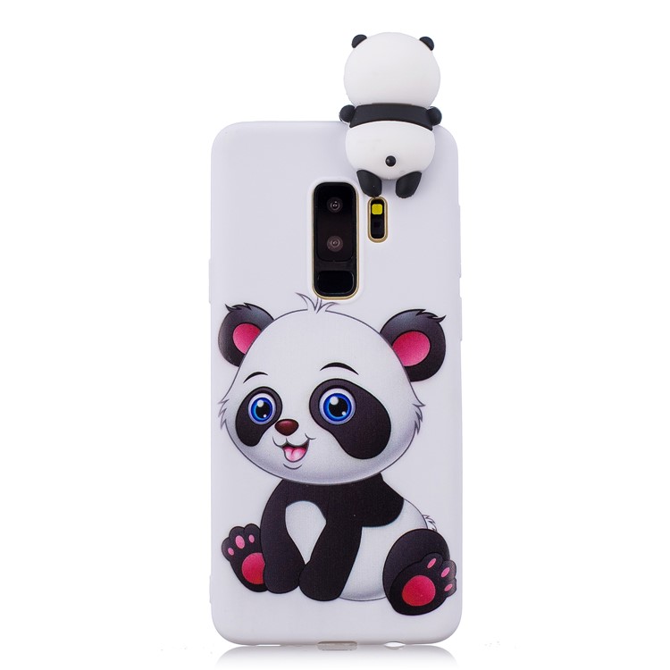 3D Cute Doll Pattern Printing TPU Shell Cover Case for Samsung Galaxy S9+ SM-G965 - Adorable Panda-2