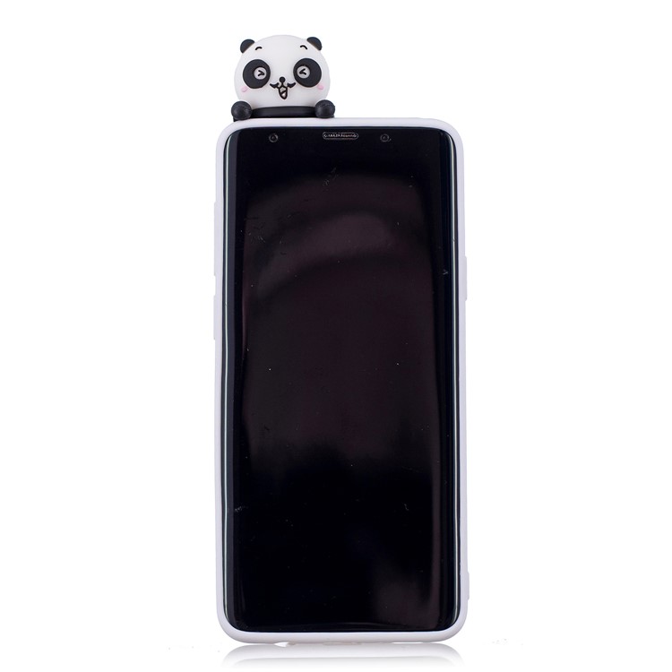 3D Cute Doll Pattern Printing TPU Shell Cover Case for Samsung Galaxy S9+ SM-G965 - Adorable Panda-3