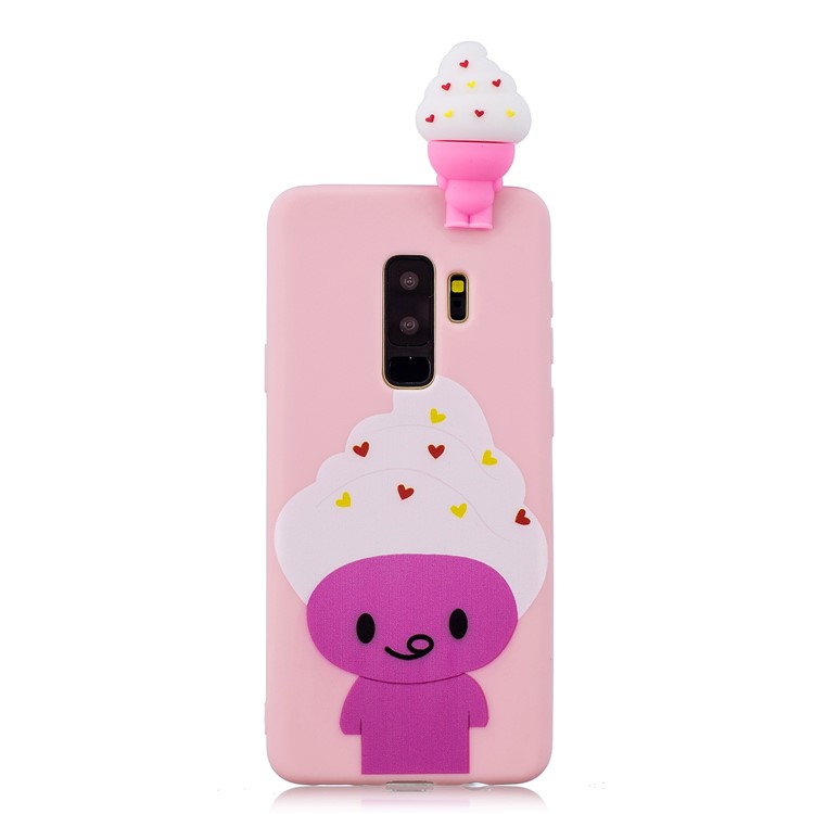 3D Cute Doll Pattern Printing TPU Phone Cover Case for Samsung Galaxy S9+ SM-G965 - Cartoon Animal-2