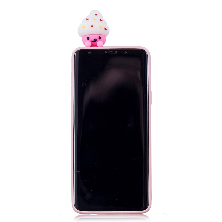 3D Cute Doll Pattern Printing TPU Phone Cover Case for Samsung Galaxy S9+ SM-G965 - Cartoon Animal-3
