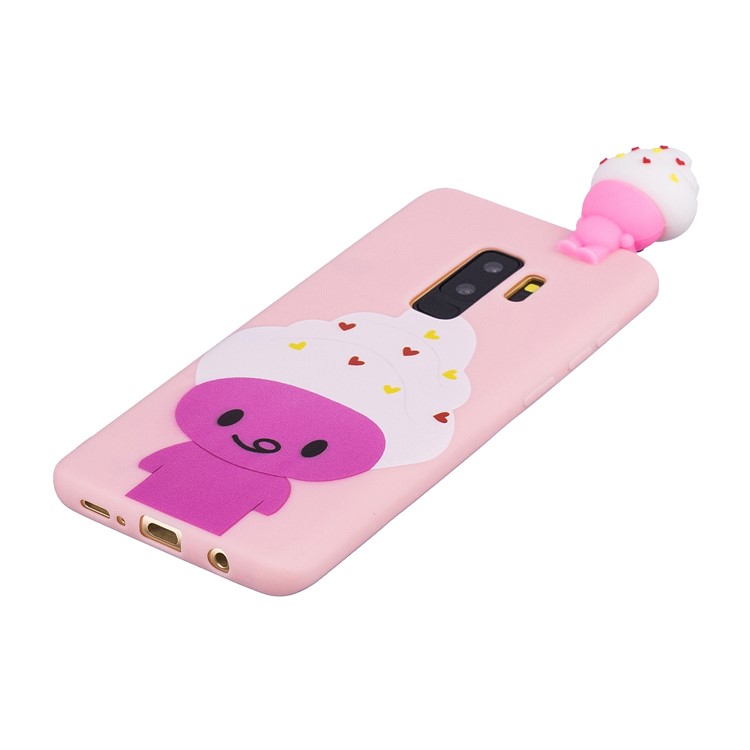 3D Cute Doll Pattern Printing TPU Phone Cover Case for Samsung Galaxy S9+ SM-G965 - Cartoon Animal-4