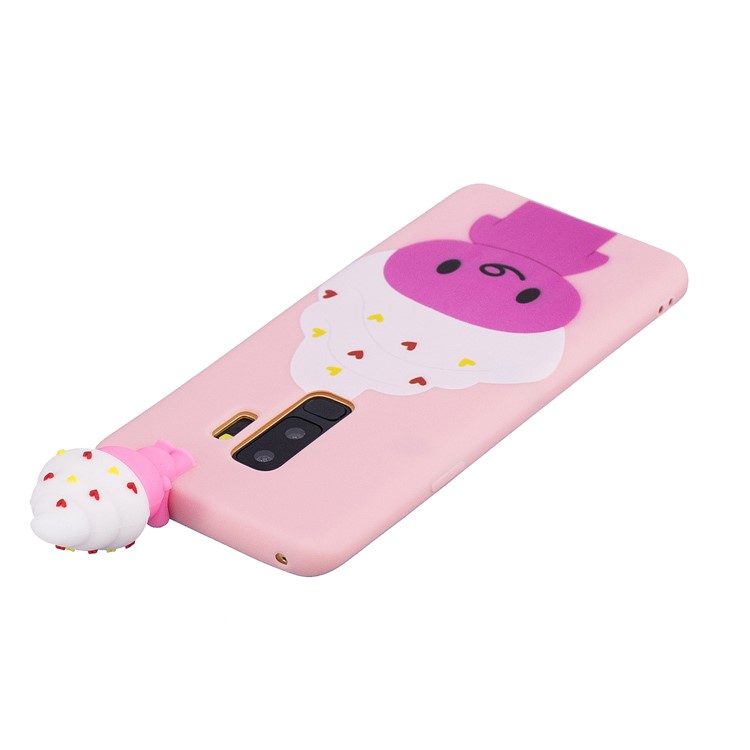 3D Cute Doll Pattern Printing TPU Phone Cover Case for Samsung Galaxy S9+ SM-G965 - Cartoon Animal-5