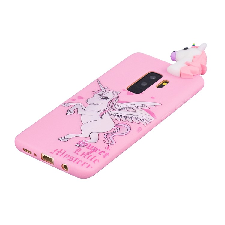 3D Cute Doll Pattern Printing TPU Cover Shell Case for Samsung Galaxy S9+ SM-G965 - Unicorn-4