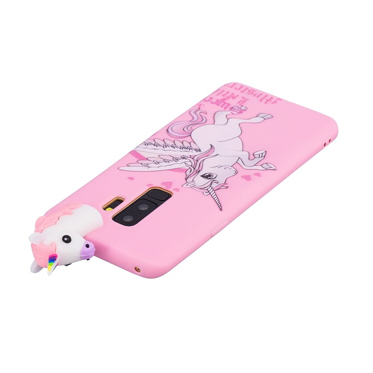 3D Cute Doll Pattern Printing TPU Cover Shell Case for Samsung Galaxy S9+ SM-G965 - Unicorn-5