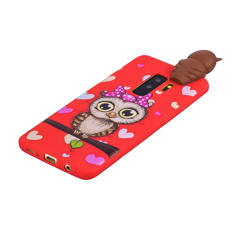3D Cute Doll Pattern Printing TPU Case Accessory for Samsung Galaxy S9+ SM-G965 - Female Owl-4