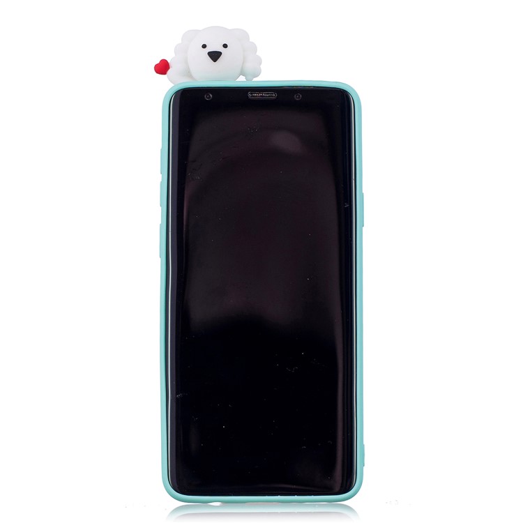 3D Cute Doll Pattern Printing TPU Case Cover Shell for Samsung Galaxy S9+ SM-G965 - Cloud Pattern-3