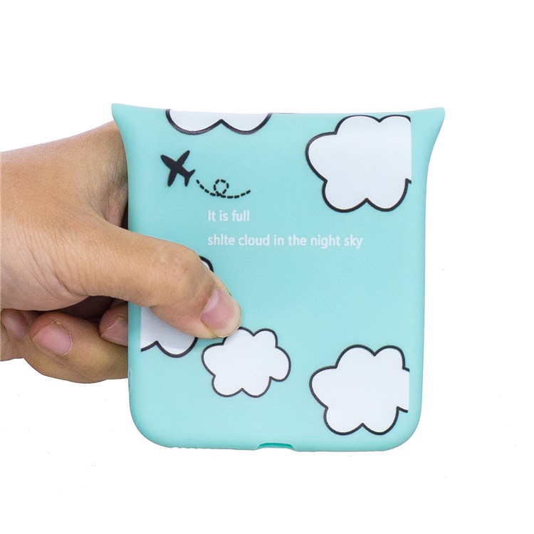 3D Cute Doll Pattern Printing TPU Case Cover Shell for Samsung Galaxy S9+ SM-G965 - Cloud Pattern-6
