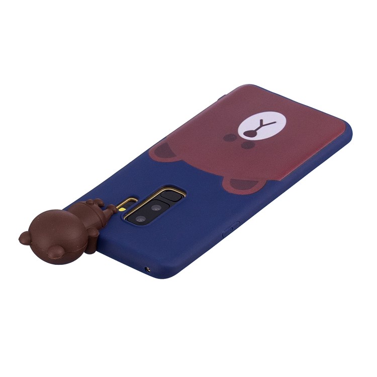 3D Cute Doll Pattern Printing TPU Protective Case for Samsung Galaxy S9+ SM-G965 - Bear-5