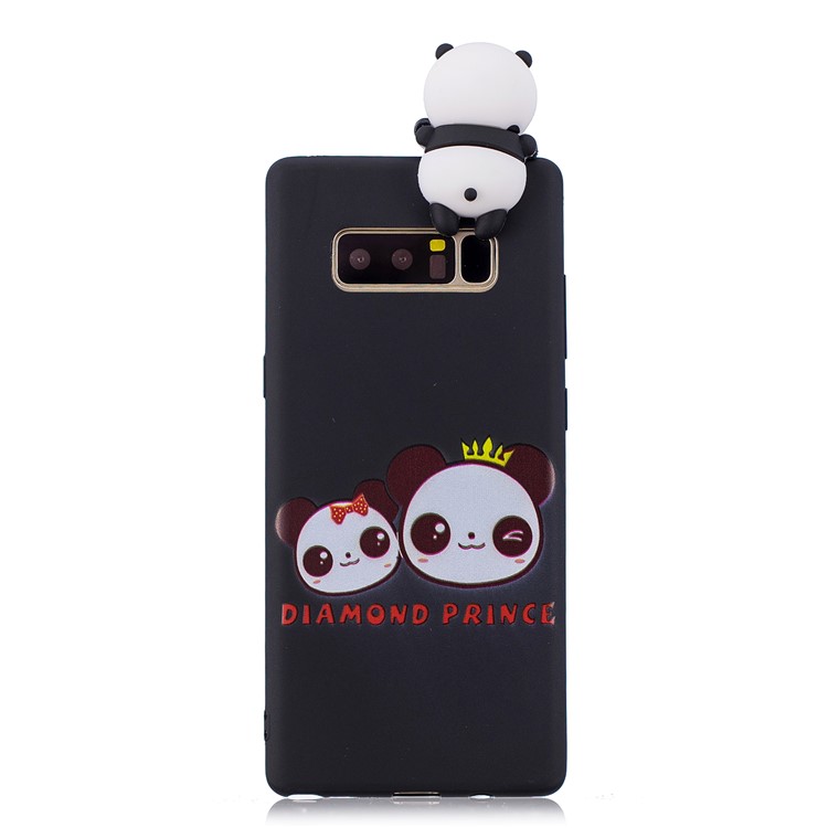 3D Cute Doll Pattern Printing TPU Case for Samsung Galaxy Note 8 SM-N950 - Diamond Prince-2