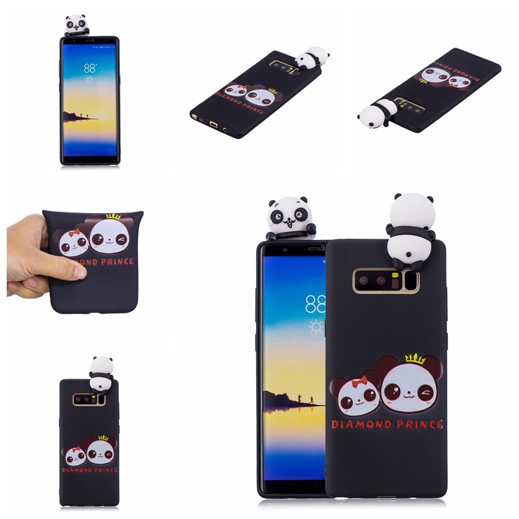 3D Cute Doll Pattern Printing TPU Case for Samsung Galaxy Note 8 SM-N950 - Diamond Prince-7