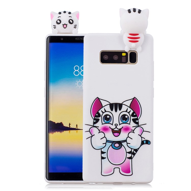 3D Cute Doll Pattern Printing TPU Shell for Samsung Galaxy Note 8 SM-N950 - Tiger-1