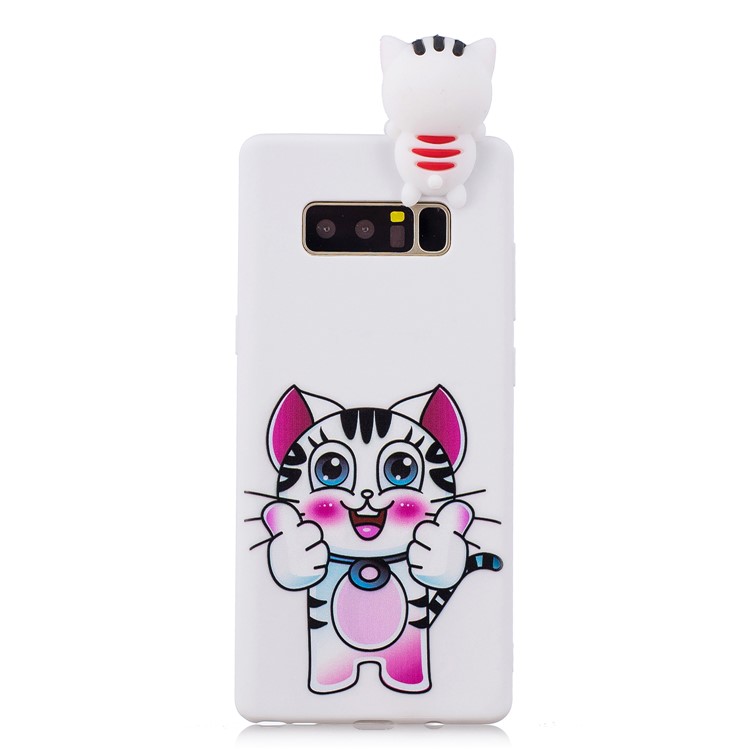 3D Cute Doll Pattern Printing TPU Shell for Samsung Galaxy Note 8 SM-N950 - Tiger-2