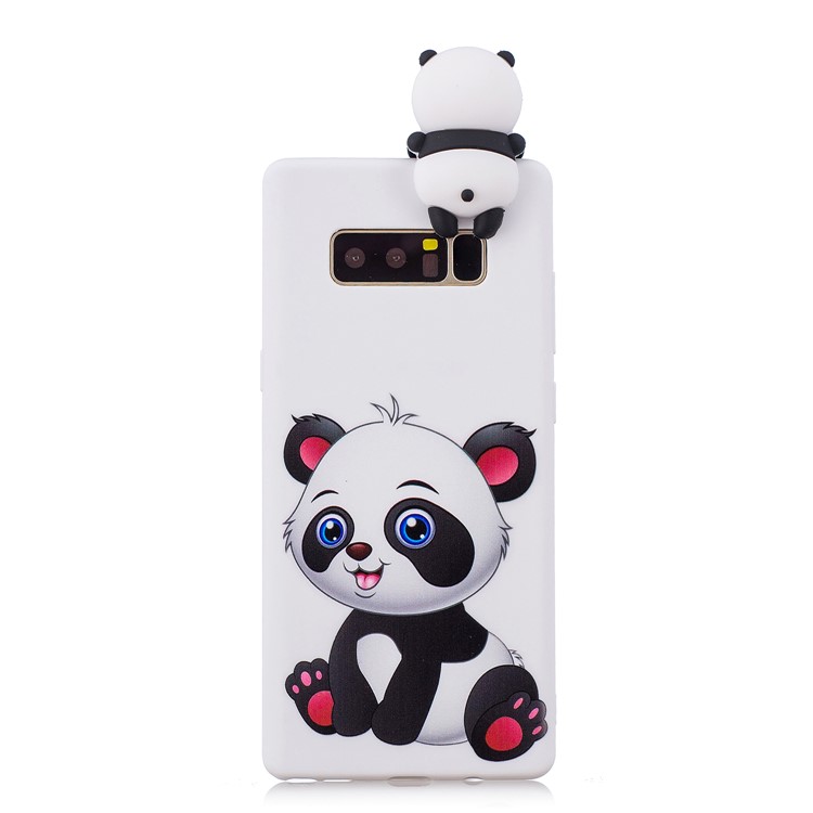 3D Cute Doll Pattern Printing TPU Phone Casing for Samsung Galaxy Note 8 SM-N950 - Adorable Panda-2
