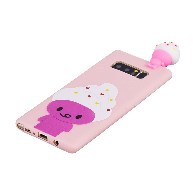 3D Cute Doll Pattern Printing TPU Mobile Cover for Samsung Galaxy Note 8 SM-N950 - Cartoon Animal-4