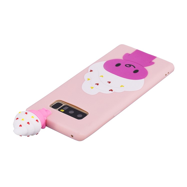 3D Cute Doll Pattern Printing TPU Mobile Cover for Samsung Galaxy Note 8 SM-N950 - Cartoon Animal-5
