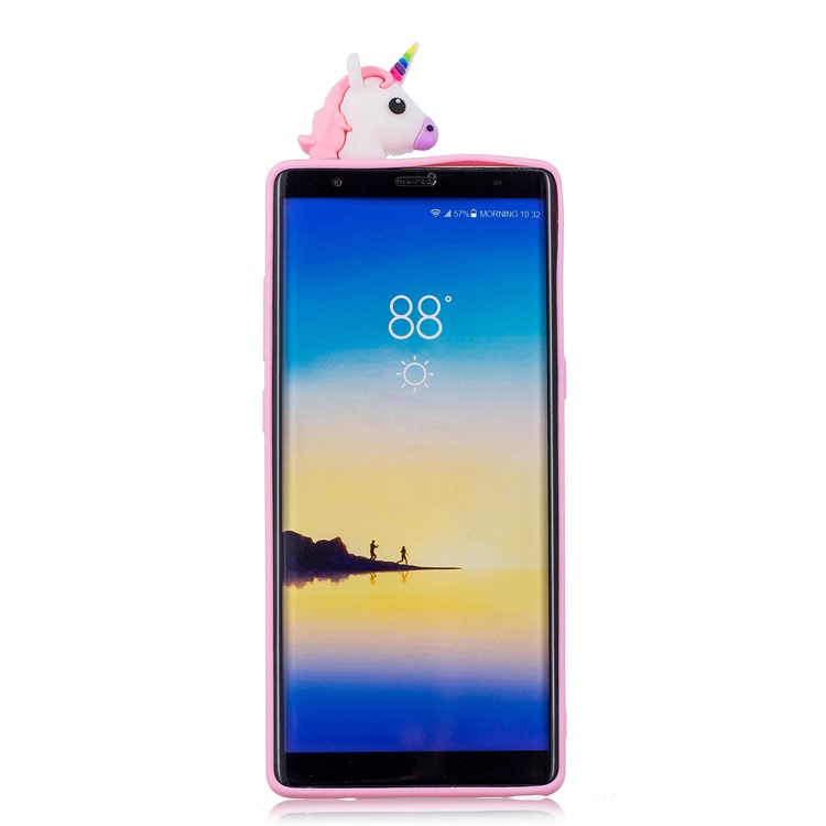 3D Cute Doll Pattern Printing TPU Phone Shell for Samsung Galaxy Note 8 SM-N950 - Unicorn-3