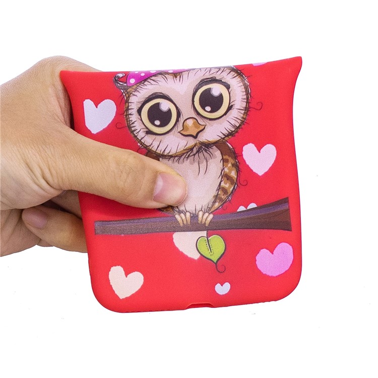 3D Cute Doll Pattern Printing TPU Mobile Phone Case Shell for Samsung Galaxy Note 8 SM-N950 - Female Owl-6