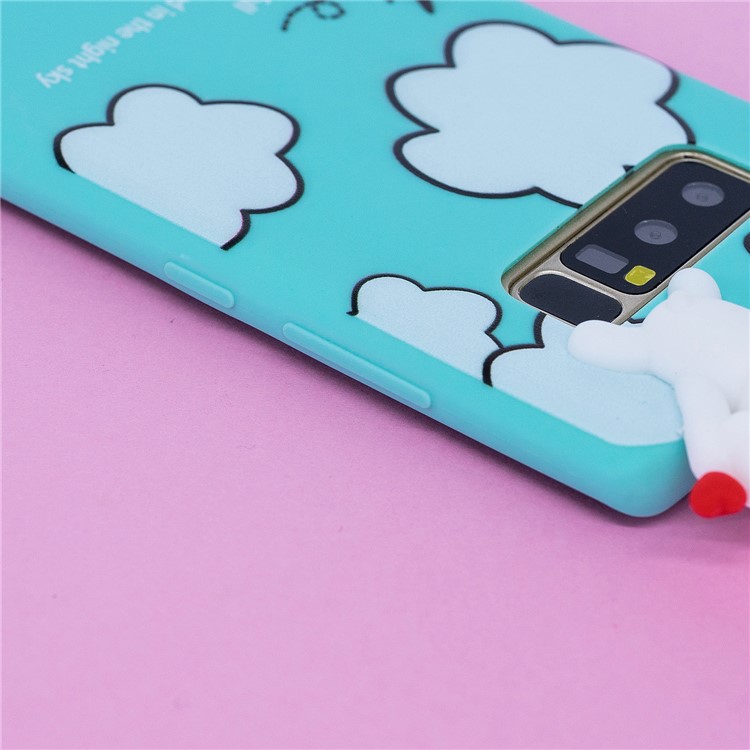 Sush Della Copertina TPU Per Motivi Per Bambole Carina 3D Per Samsung Galaxy Note 8 SM-N950 - Pattern Cloud-12