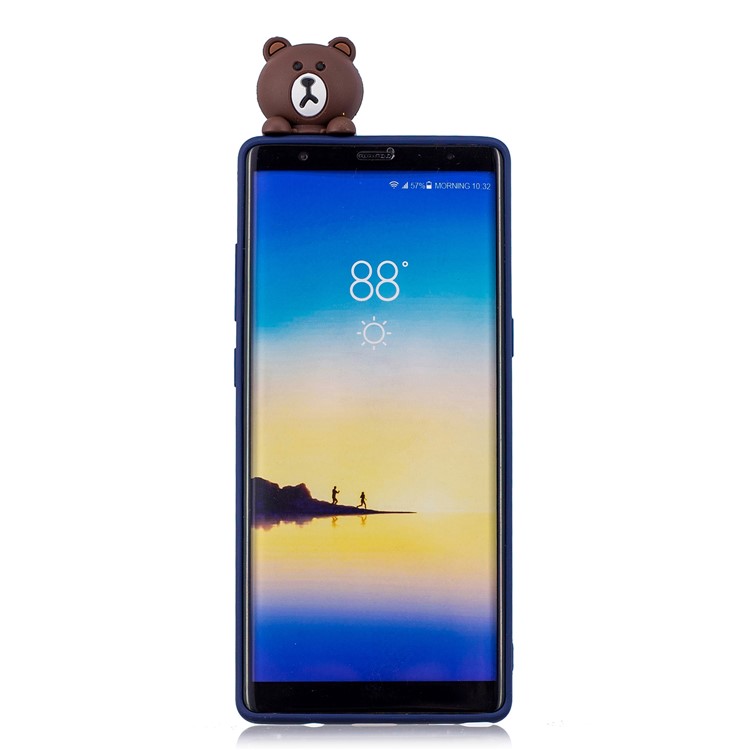 3D Cute Doll Pattern Printing TPU Mobile Casing for Samsung Galaxy Note 8 SM-N950 - Bear-3