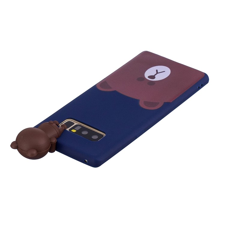 3D Cute Doll Pattern Printing TPU Mobile Casing for Samsung Galaxy Note 8 SM-N950 - Bear-5